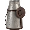 Clayre & Eef Zinková antik dekoratívna plechová kanva na mlieko s držadlom - 21*20*31/44 cm - Clayre & Eef