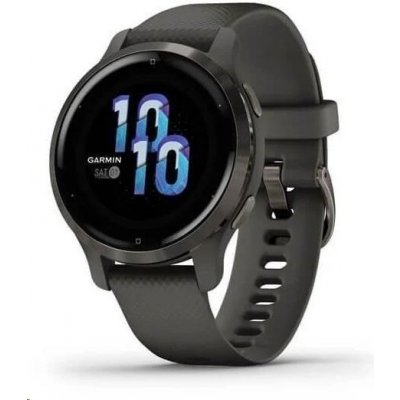 Garmin GPS športové hodinky Venu2S Slate/Black Band, EU