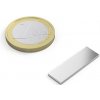 Neodymový magnet kváder 25 × 8 × 1 mm, N42, sila 1 kg