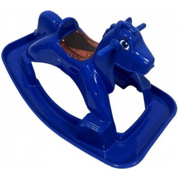 Inlea4Fun hojdací koník plastový modrý