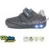 D.D.Step kožené topánky 050 LED drak - dark grey Veľkosť-obuvi: 35
