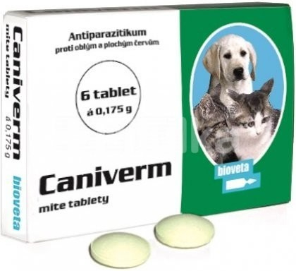 Caniverm mite tbl 6 x 0,175 g