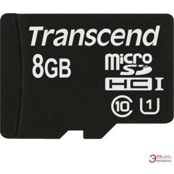 Transcend microSDHC 8GB UHS-I U1 TS8GUSDHC10U1