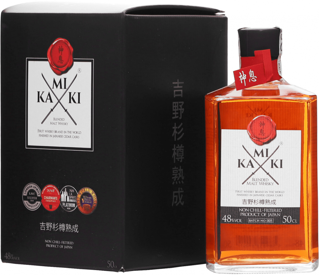 Kamiki Whisky 48% 0,5 l (kazeta)