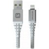 Swissten datový kabel kevlar usb / lightning 1,5 m bílý 71541012