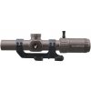 Vector Optics VictOptics LPVO puškohľad S6 1–6x24 + jednodielna vysoká montáž - Hnedá