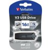 Verbatim USB flash disk, USB 3.0, 16GB, V3, Store N Go, čierny, 49172, USB A, s výsuvným konektorom