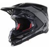 přilba SUPERTECH S-M10 CARBON META2, ALPINESTARS (černá/šedá lesklá, vel. L)