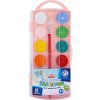 Astra Vodové pastelové farby so štetcom priemer 23,5mm 12 farieb, 302122001