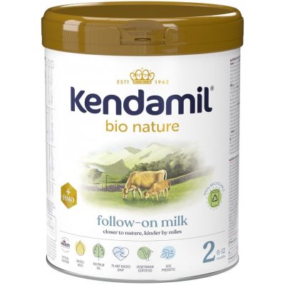 KENDAMIL Mlieko pokračovacie BIO Nature 2 HMO+ (800 g) 6m+ 77000354