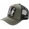 Capslab Looney Tunes Metal Plate Trucker Daffy Duck/Olive/Black one size