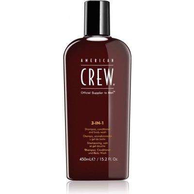 American Crew Hair & Body 3-IN-1 šampón, kondicionér a sprchový gél 3 v 1 pre mužov 450 ml
