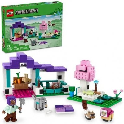 LEGO stavebnica LEGO® Minecraft® 21253 Útulok pre zvieratá (5702017583297)