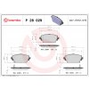 Sada brzdových platničiek, vždy 4 kusy v sade BREMBO P 28 029 (P28029)