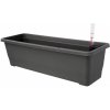 Plastia Samozavlažovací truhlík Bergamot 50 x 20 x 17 cm, antracit