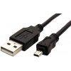 OEM USB A-miniUSB, 8pin, Panasonic, Nikon UC-E6, Olympus CB-USB7, Minolta USB-2, USB-3, 1,8m, černý 11.92.8320