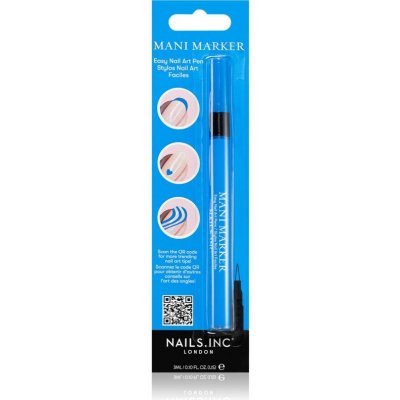 Nails Inc. Mani Marker ozdobný lak na nechty v aplikačnom pere Blue 3 ml