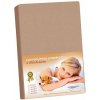 Bellatex Prestieradlo KL7:Jersey s elastanom prestieradlo 313 kávové 120x200
