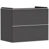 Hansgrohe Xelu Q Umývadlová skrinka, 63x78x50 cm, 2 zásuvky, matná sivá/matná biela 54028700-HG