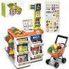 Luxury hračkársky supermarket s príslušenstvom v modrej farbe-60 kusov