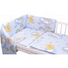 Mantinel s obliečkami Premium, 3D sada, Medvedík na rebríku, modrý, 135x100cm Baby Nellys