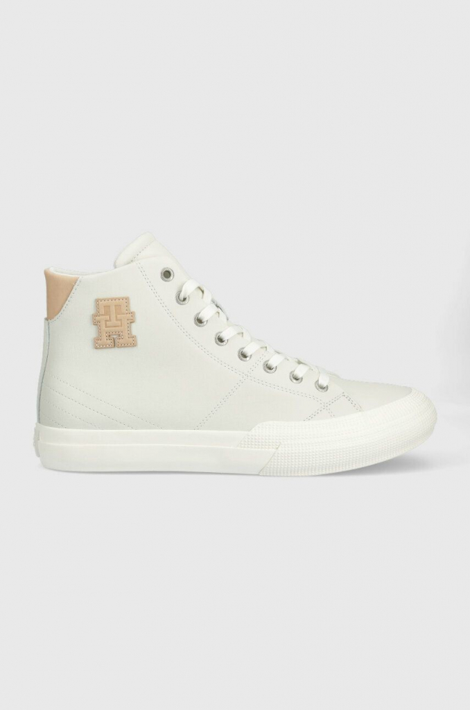 Tommy Hilfiger TH HI VULC PREMIUM UNDYED pánske šedá