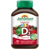 Vitamín D3 Kids 400 IU tablety na cmúľanie s príchuťou jahody 100ks Jamieson
