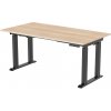 DELSO Elektrický výškovo nastaviteľný stôl STABLER PRO - 160 cm, 70 cm, Čierna, Akát
