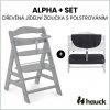 HAUCK Alpha 2v1 grey Melange charcoal