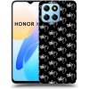Picasee silikónový čierny obal pre Honor X6 - Separ - White On Black