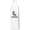 Euroko Darčeková taška na fľašu 50 ks 9957 biela