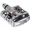 Shimano PD-M324 trekingové pedále s klipmi/platforma strieborné