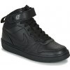Nike Členkové tenisky COURT BOROUGH MID 2 GS Čierna