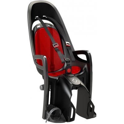 Detská sedačka na bicykel HAMAX s adaptérom Zenith Grey/Red (7029775530423)
