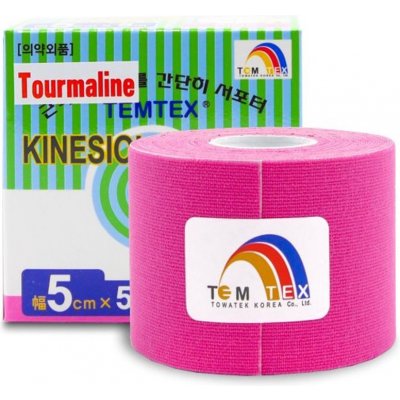 Temtex Tape Classic pružná páska na svaly a kĺby Pink 5cm x 5m