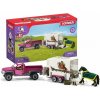 Schleich Pickup s prívesom pre kone 42346