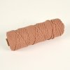 Takoy Bavlnená šnúra na macrame 3mm hnedo ružová-NS-18224