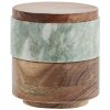 MADAM STOLTZ Slánka a pepřenka Light Green Marble Box
