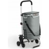 3v1 nákupný vozík s kolieskami,chladiacou taškou, 56 l,sivý