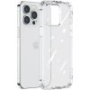 Puzdro Joyroom Defender Series pre iPhone 14, pancierový kryt so stojanom a háčikmi, priehľadné (JR-14H1)