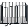 Baby Dan Detská ohrádka Babydan Square playpen čierna + matrac