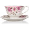 BANQUET Šálka s tanierikom ROSE 220 ml