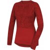 Husky Merino termoprádlo Dámske tričko s dlhým rukávom červená - S