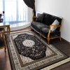 domtextilu Kvalitný vintage koberec v čiernej farbe 26622