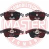 Sada brzdových platničiek kotúčovej brzdy MASTER-SPORT GERMANY 13046072492N-SET-MS