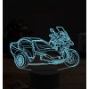 Beling 3D lampa, BMW motorka zo sajdkárou , 7 farebná ZZ26