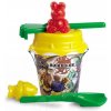 Divertoys Bakugan vedierko set do piesku 23567 žlto-zelený