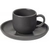 COSTA NOVA Pacifica Espresso šálky s podšálkami, obsah: 0,07 litra, morská šedá (6 ks)