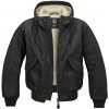 BRANDIT bunda CWU Jacket hooded Čierna Veľkosť: S