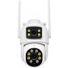 EasyCam vonkajšia 4MP duálna WiFi PTZ kamera (2MP + 2MP) 4x zoom Tuya EC-2x2PTZ8DL-N